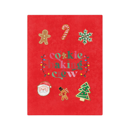 Baking Crew-2 Velveteen Microfiber Blanket (Red)