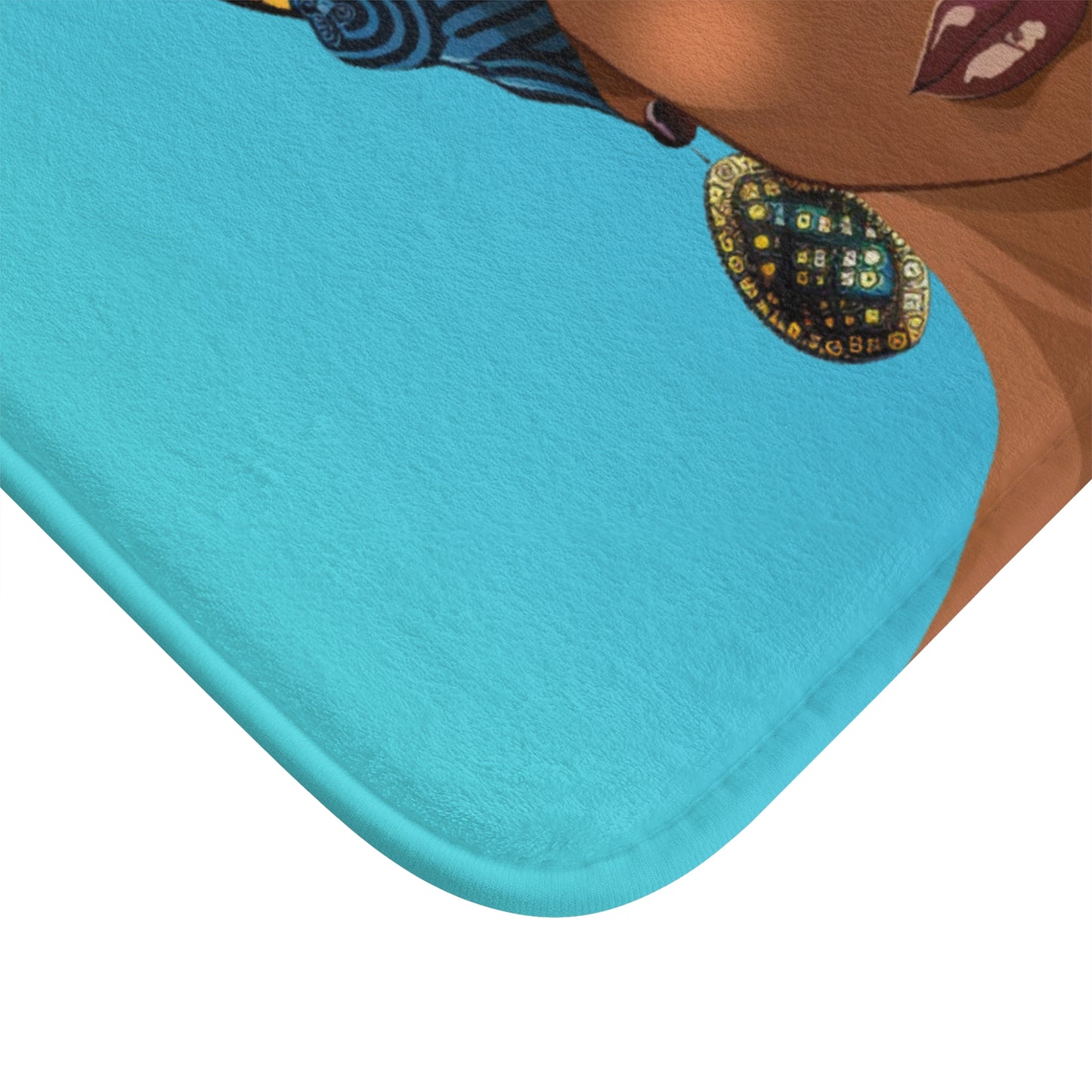 Queen Peacock Bath Mat