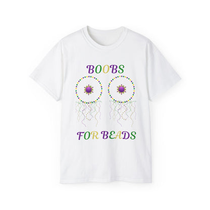 Boobs for Beads Tee-1