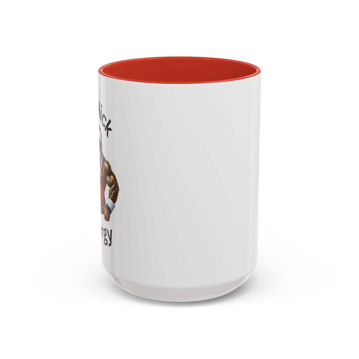 Big Nick Energy-Accent Coffee Mug (11, 15oz) (Red)