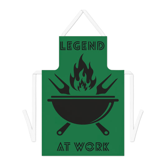 Legend at Work BBQ Apron Green-Black