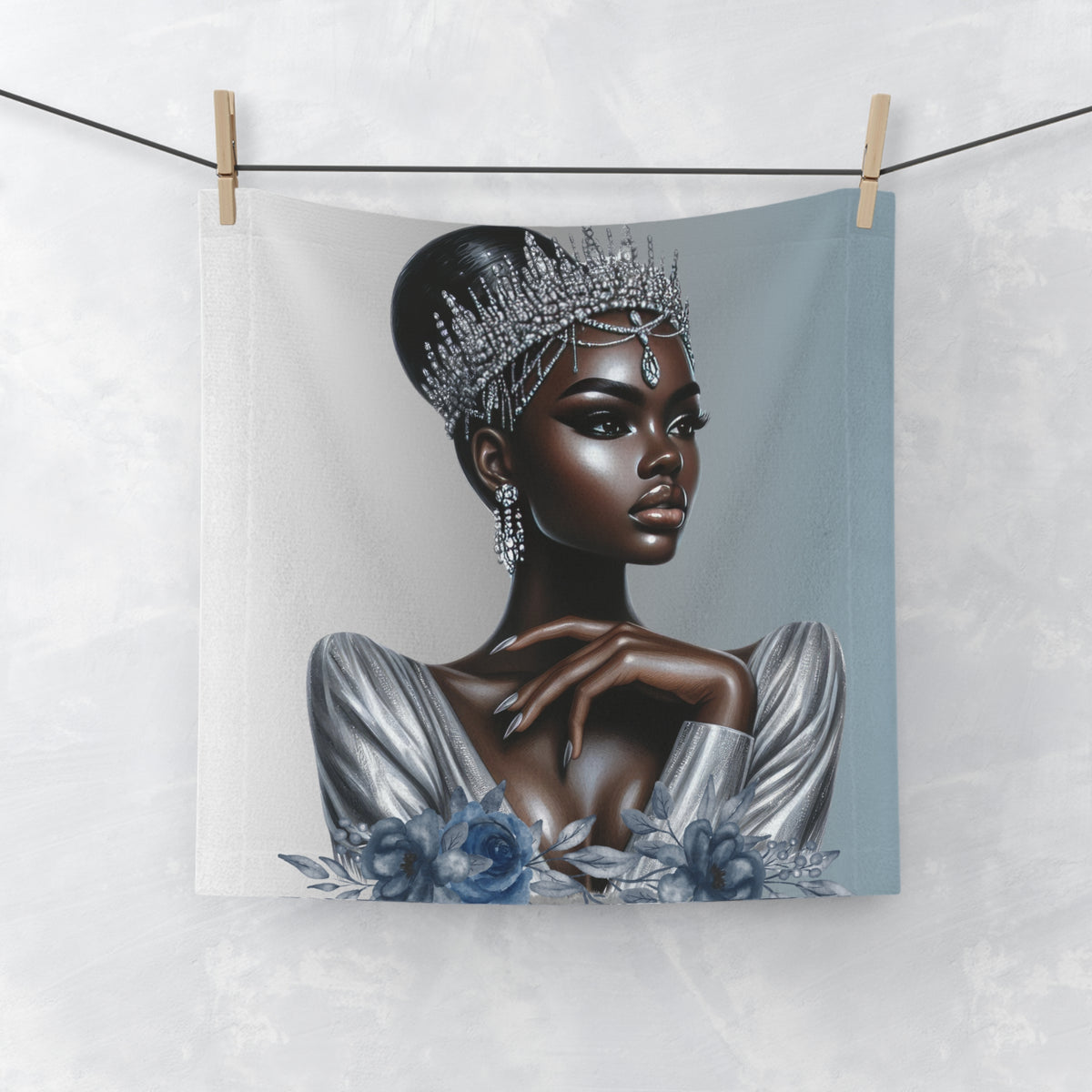Silver-Face Towel