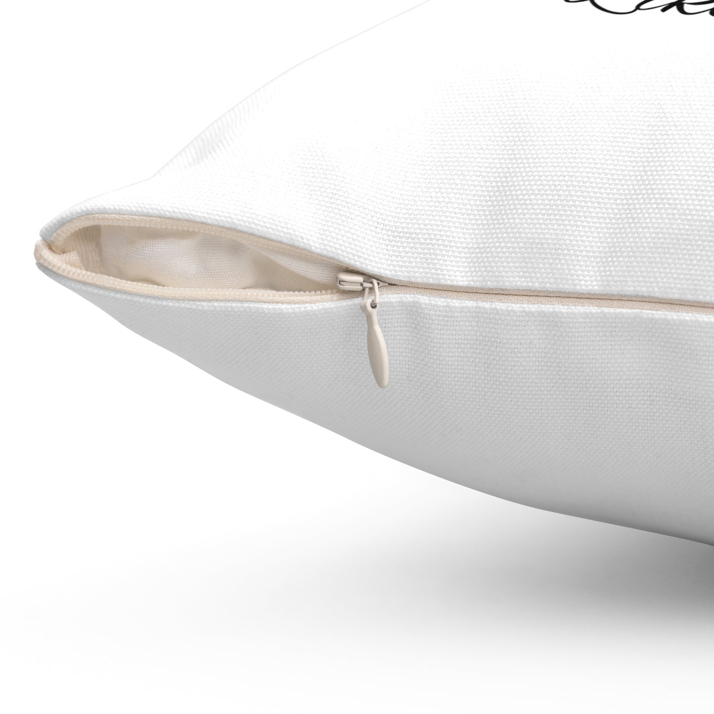 They Not Like Us 2- (White) Spun Polyester Square Pillow