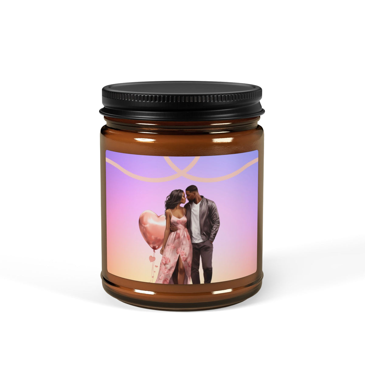 You Have My Heart-Scented Soy Candle (Multi-Size, Amber Jar)