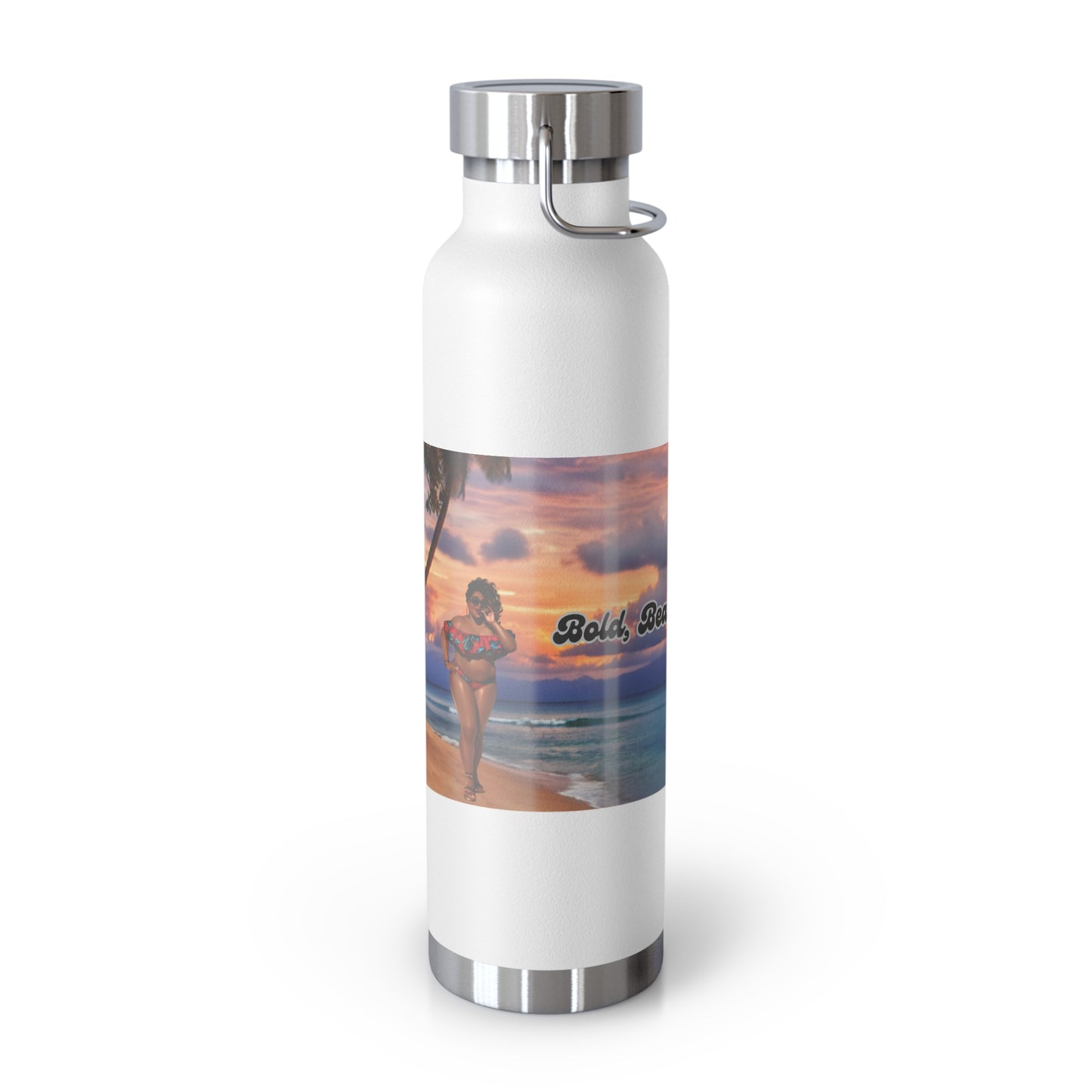 Bold & Beautiful Insulated 22 oz Water Bottle
