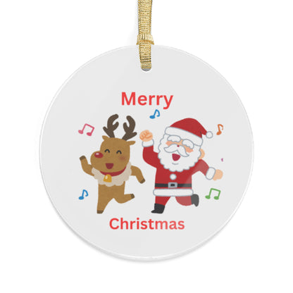 Singing Santa and Rudolf