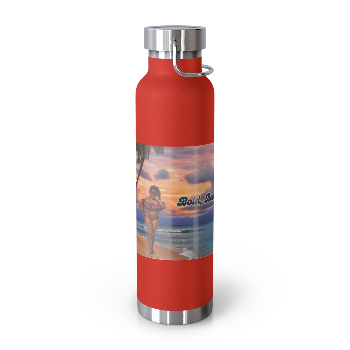 Bold & Beautiful Insulated 22 oz Water Bottle