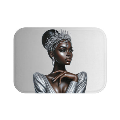 Queen Silver Bath Mat
