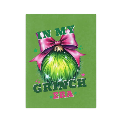 Grinch Era-Velveteen Microfiber Blanket (Lt Green)