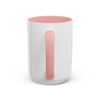 Bake Cookies And Say F*ck A Lot-Accent Coffee Mug (11, 15oz) (Pink)