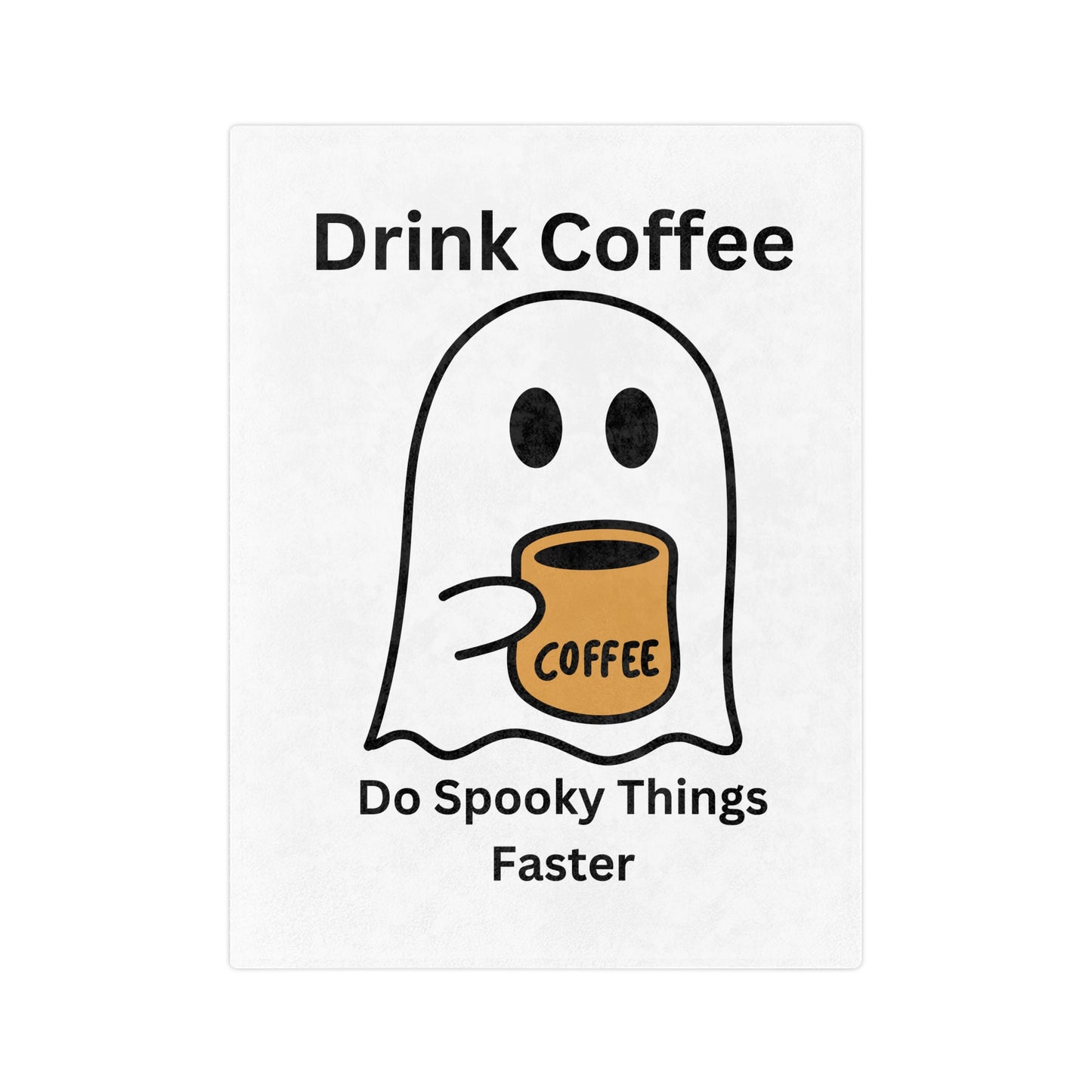 Drink Coffee Ghost-White