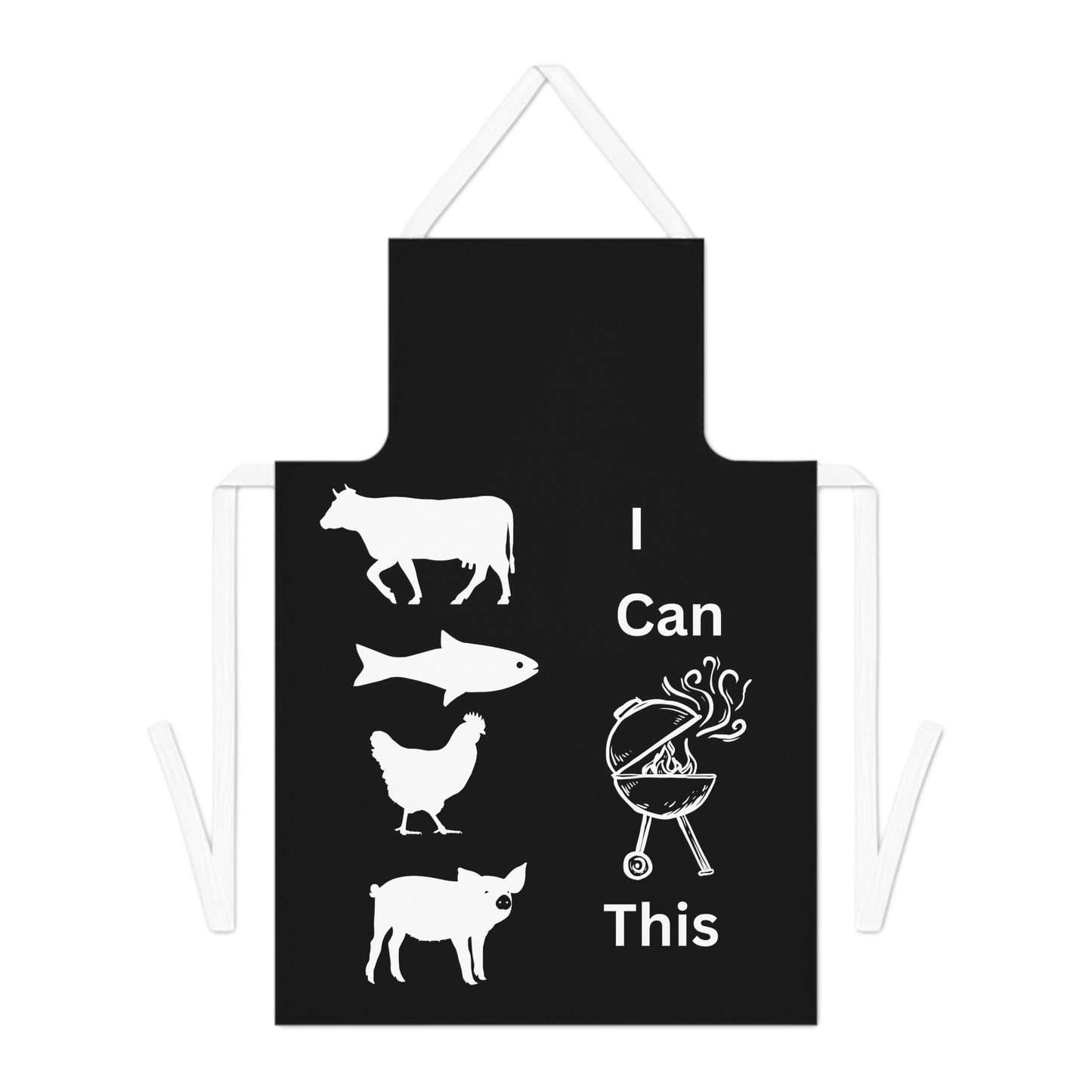 I Can Grill-Black-Apron