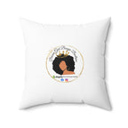 Hummingbird-Spun Polyester Square Pillow