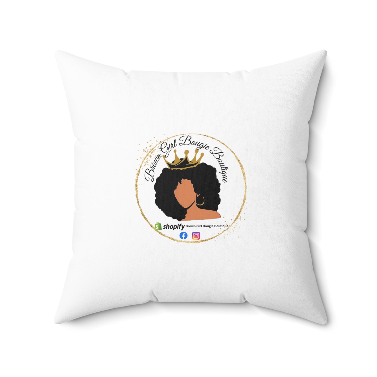 Hummingbird-Spun Polyester Square Pillow