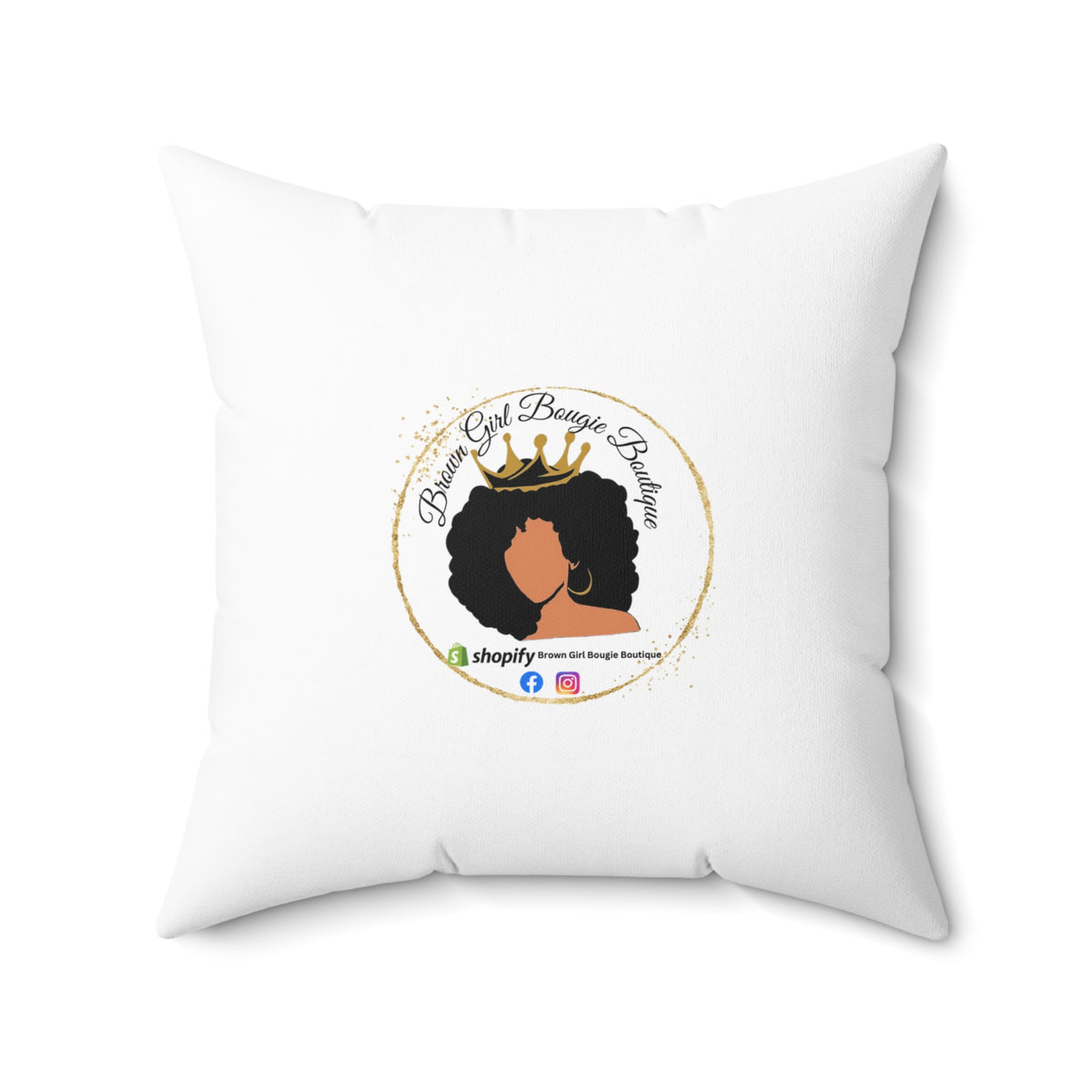 Hummingbird-Spun Polyester Square Pillow