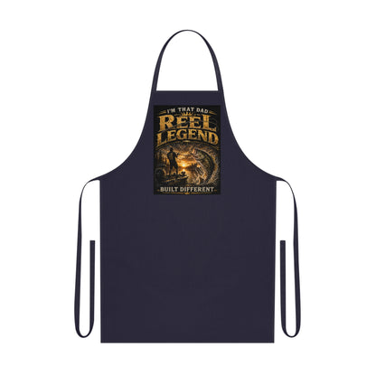 "Reel Legend" Cotton Apron - Funny Fisherman Apron