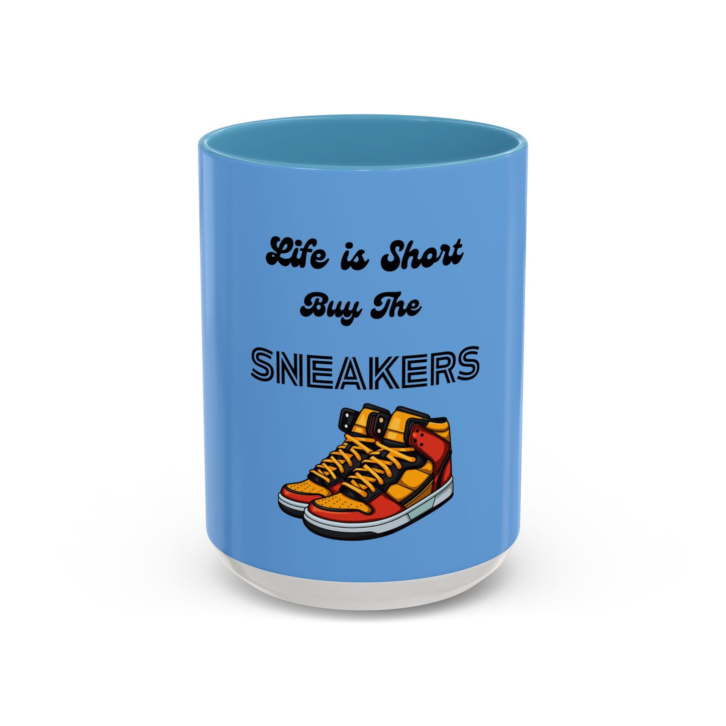 Sneaker Head Accent Coffee Mug