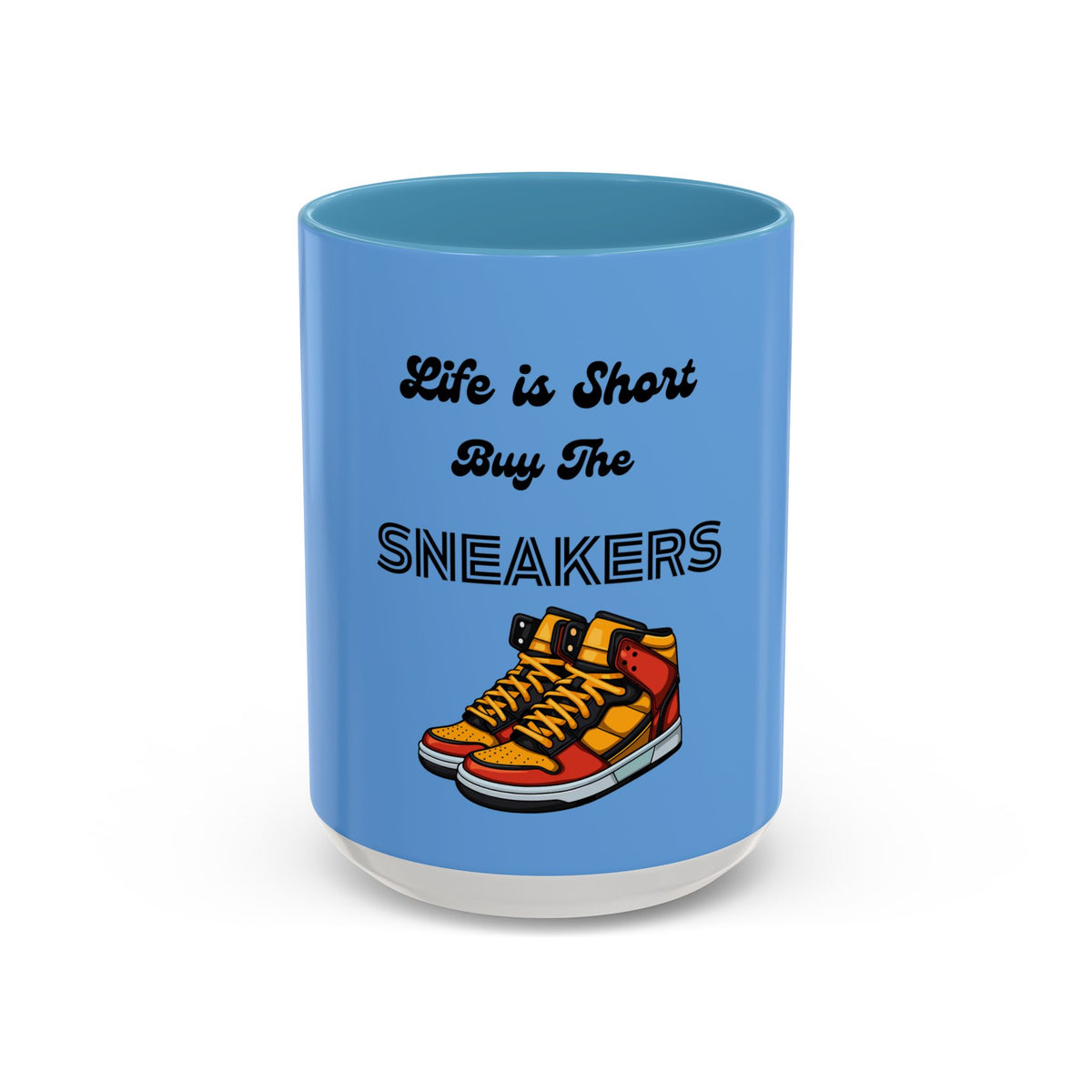 Sneaker Head Accent Coffee Mug