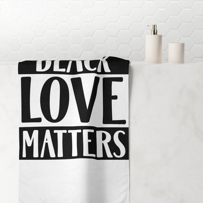 Black Love Matters-Mink-Cotton Towel
