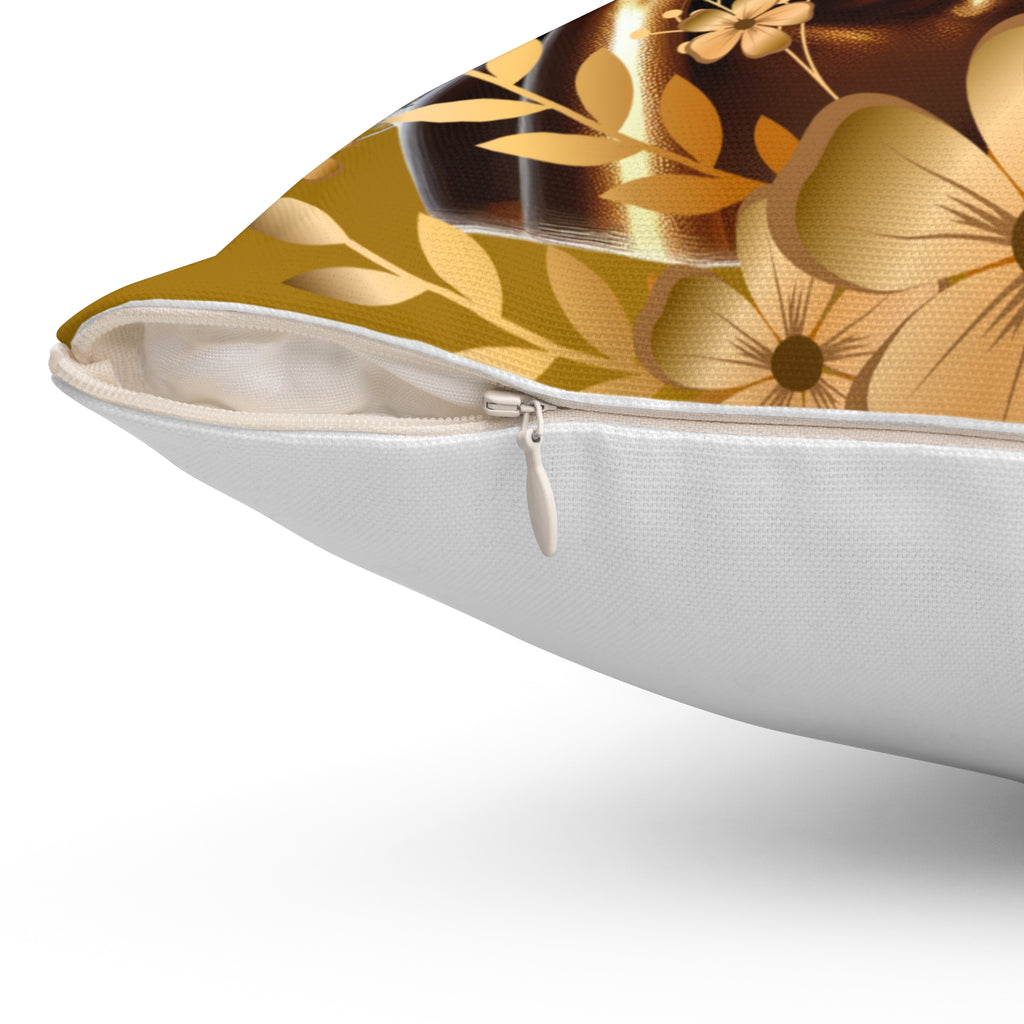 Hummingbird-Spun Polyester Square Pillow