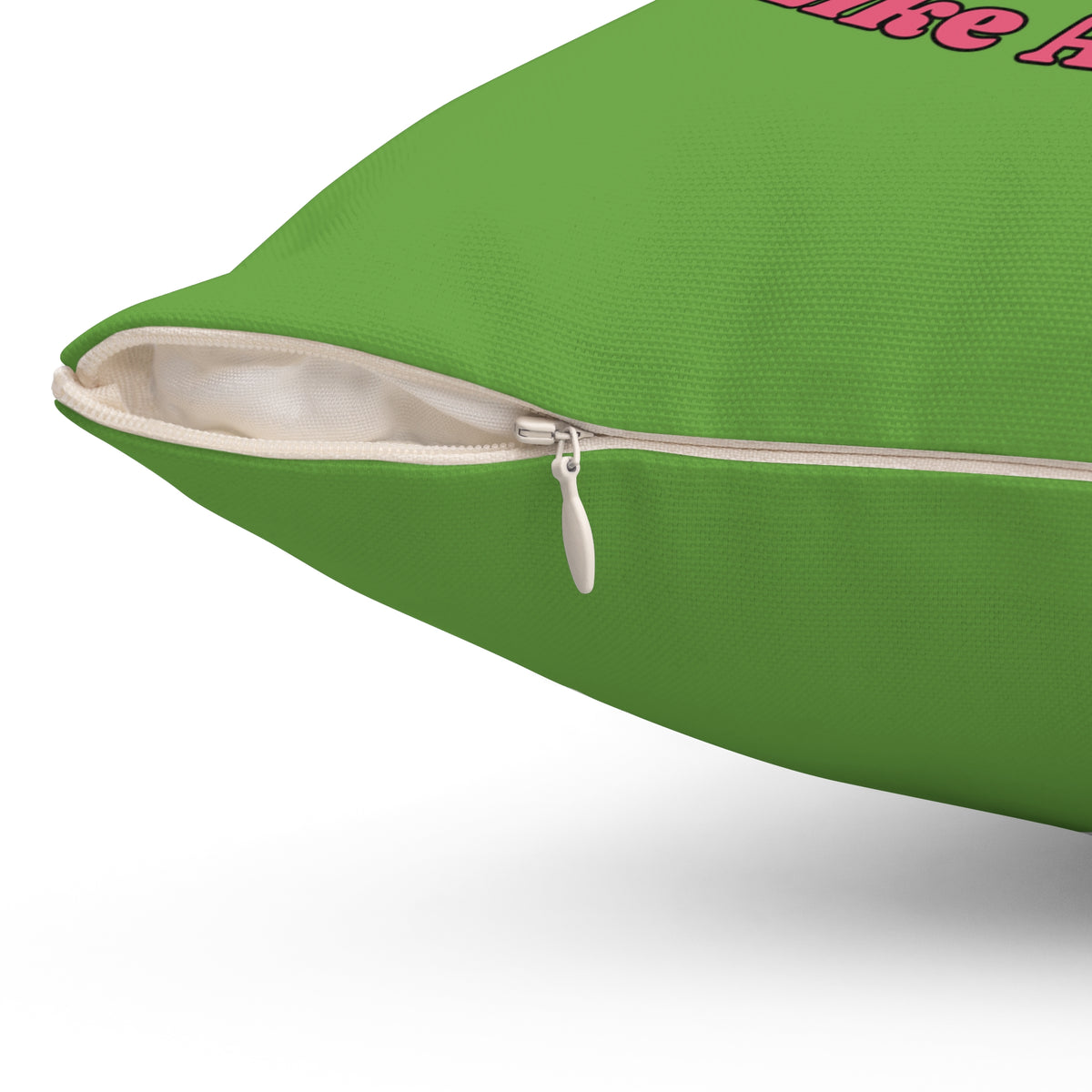 Out Here Lookin Like A Snack-Spun Polyester Square Pillow (Lt Green)