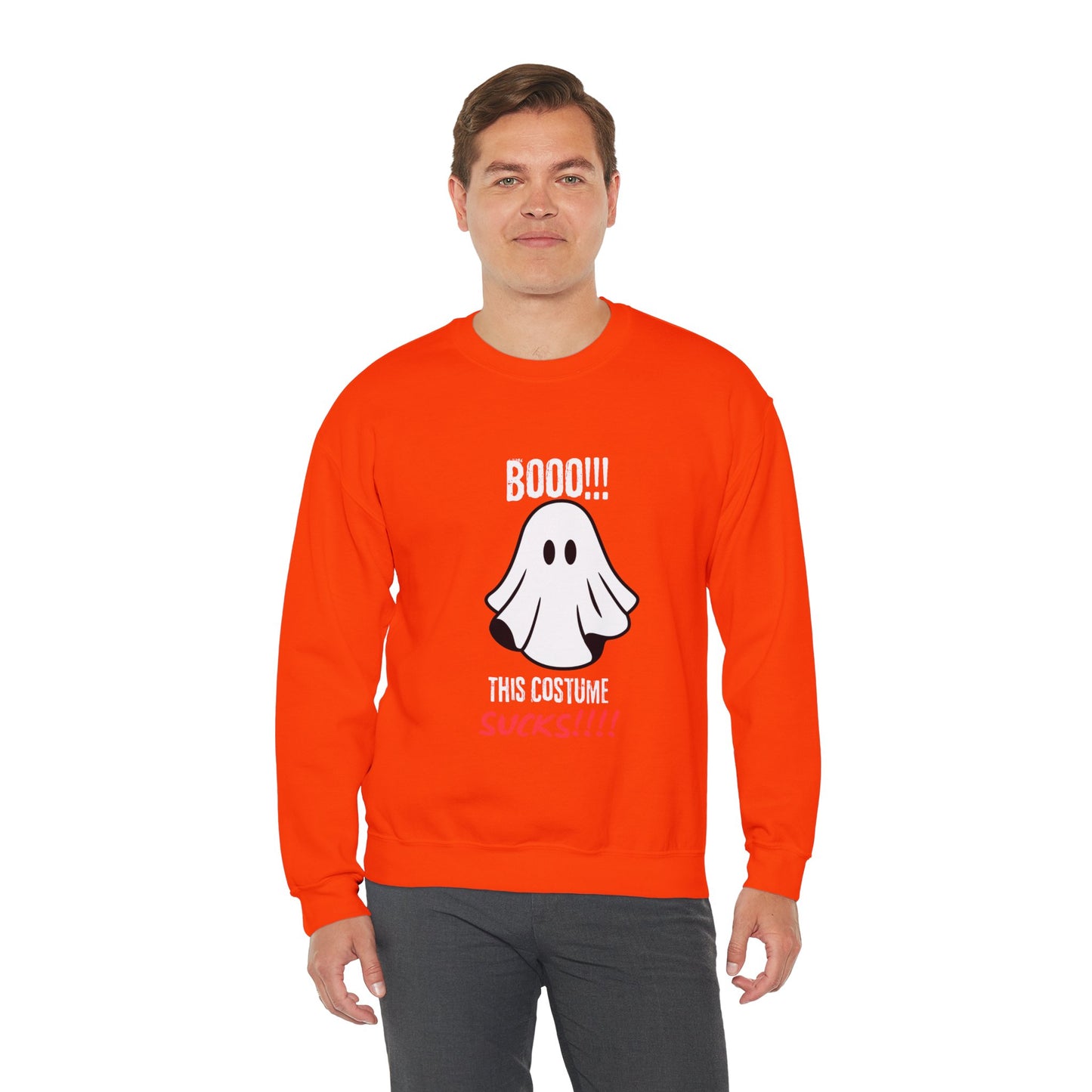 Boo Costume Sucks-Black-Sweatshirt