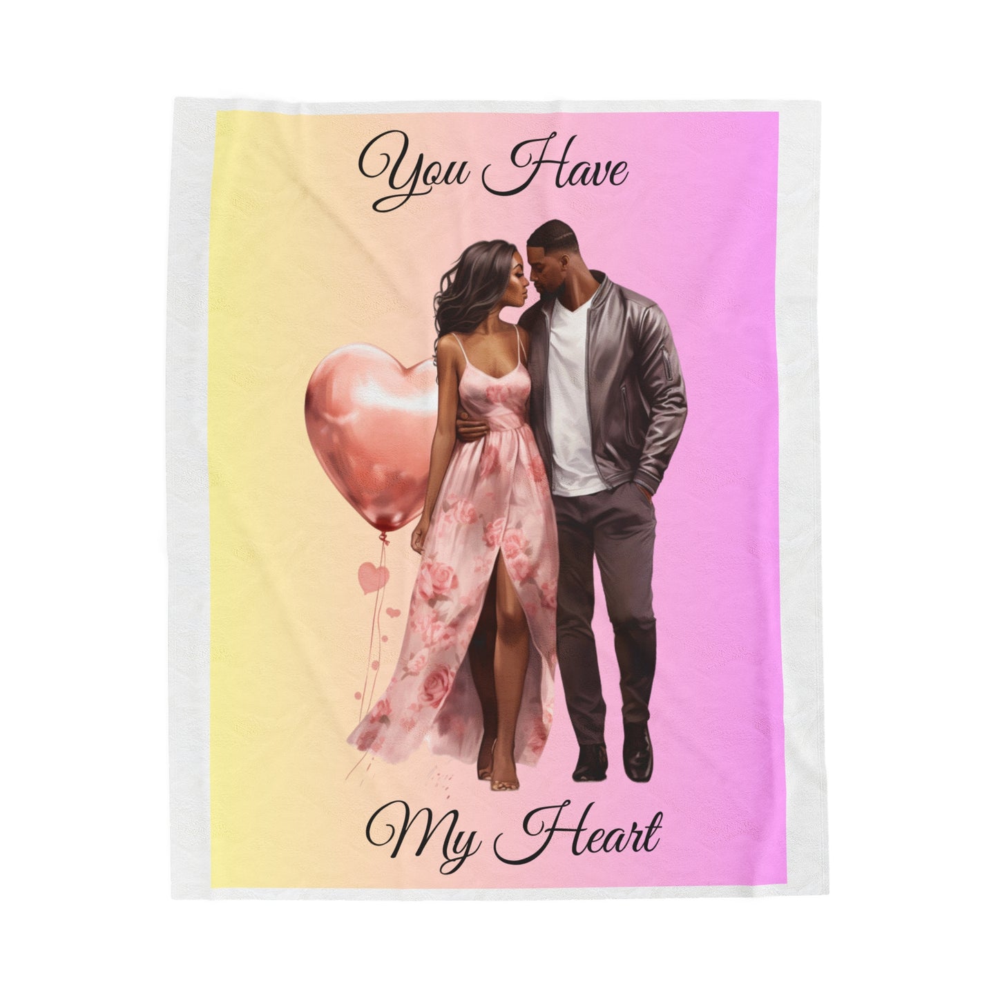 You Have My Heart-Velveteen Plush Blanket