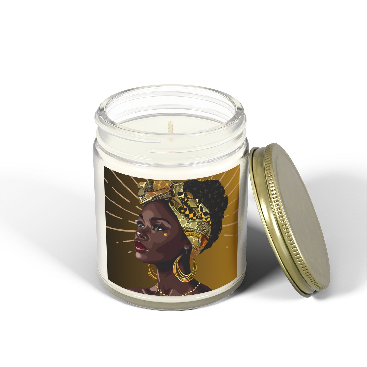 Star-Scented Candles, Coconut Apricot Wax (4oz, 9oz)