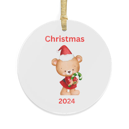 Bear w/Green Candy Cane