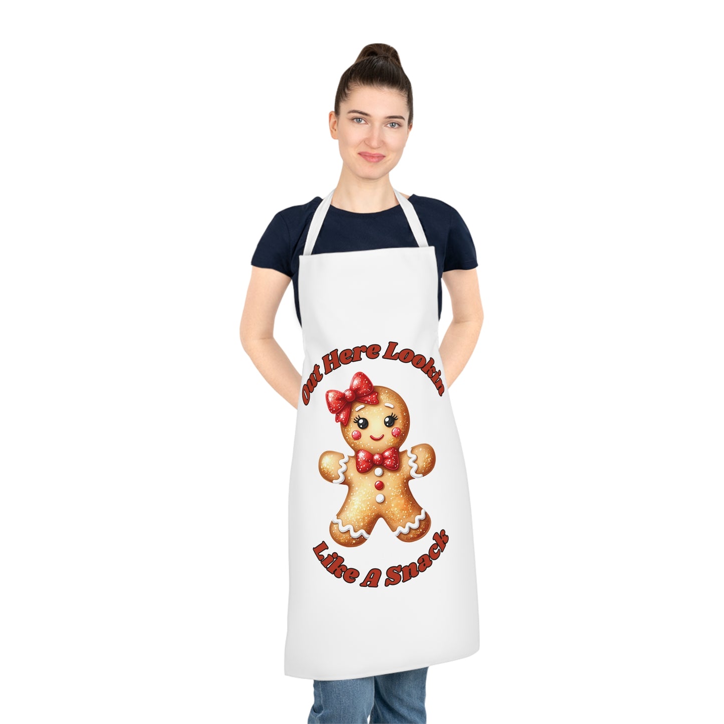 Lookin Like A Snack 2-Adult Apron (AOP) (White)
