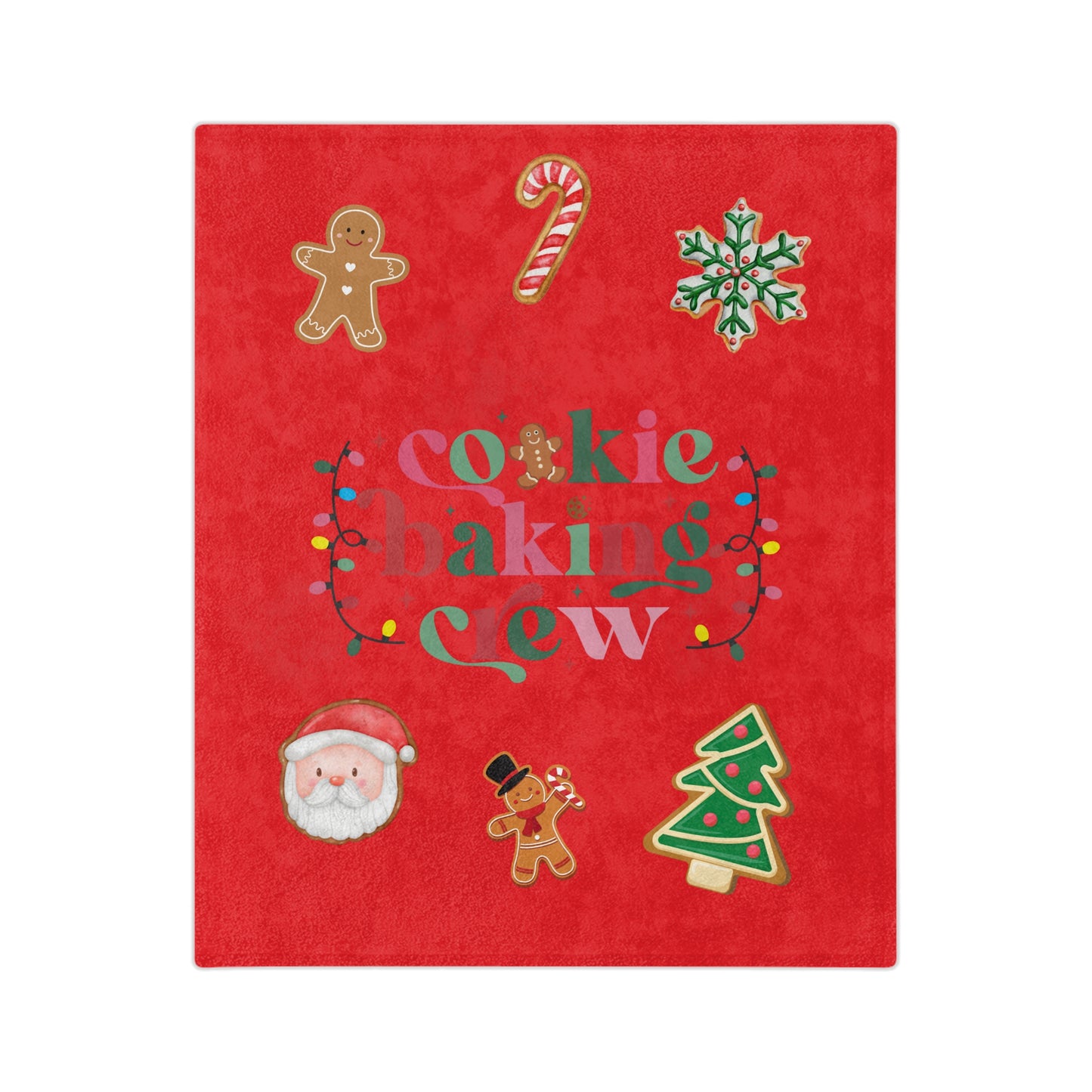 Baking Crew-2 Velveteen Microfiber Blanket (Red)