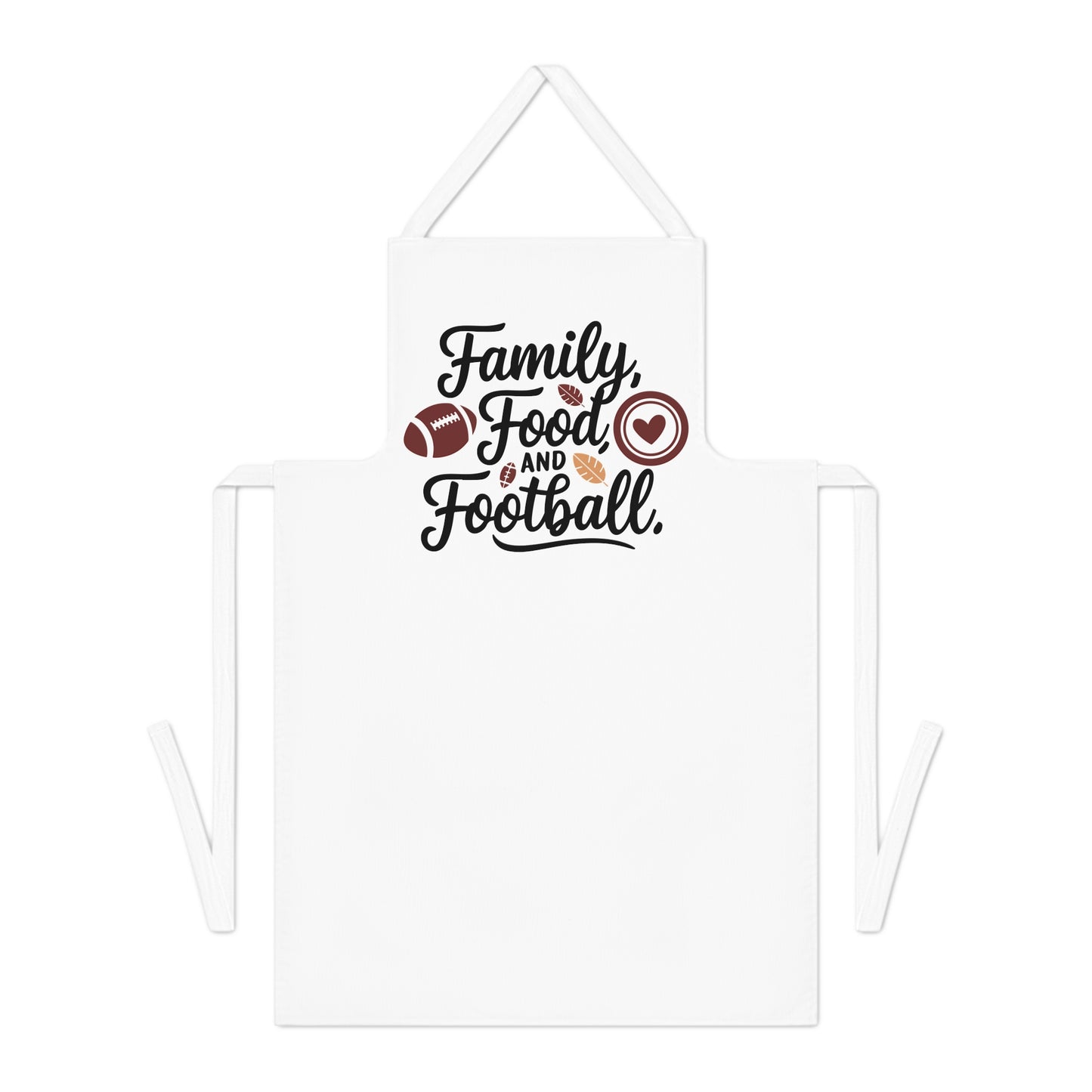 Food Family and Football-White