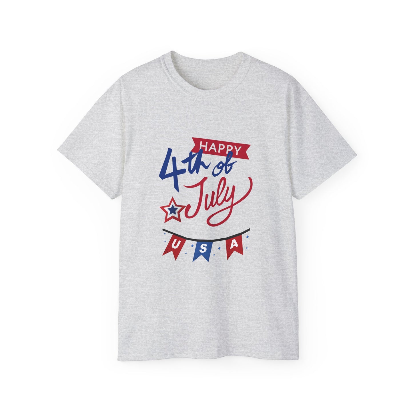 Happy 4th of July USA T-Shirt — Patriotic Independence Day Tee