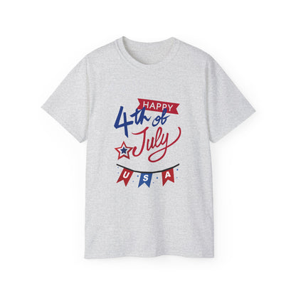 Happy 4th of July USA T-Shirt — Patriotic Independence Day Tee
