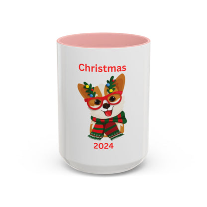 Dog with glasses lights