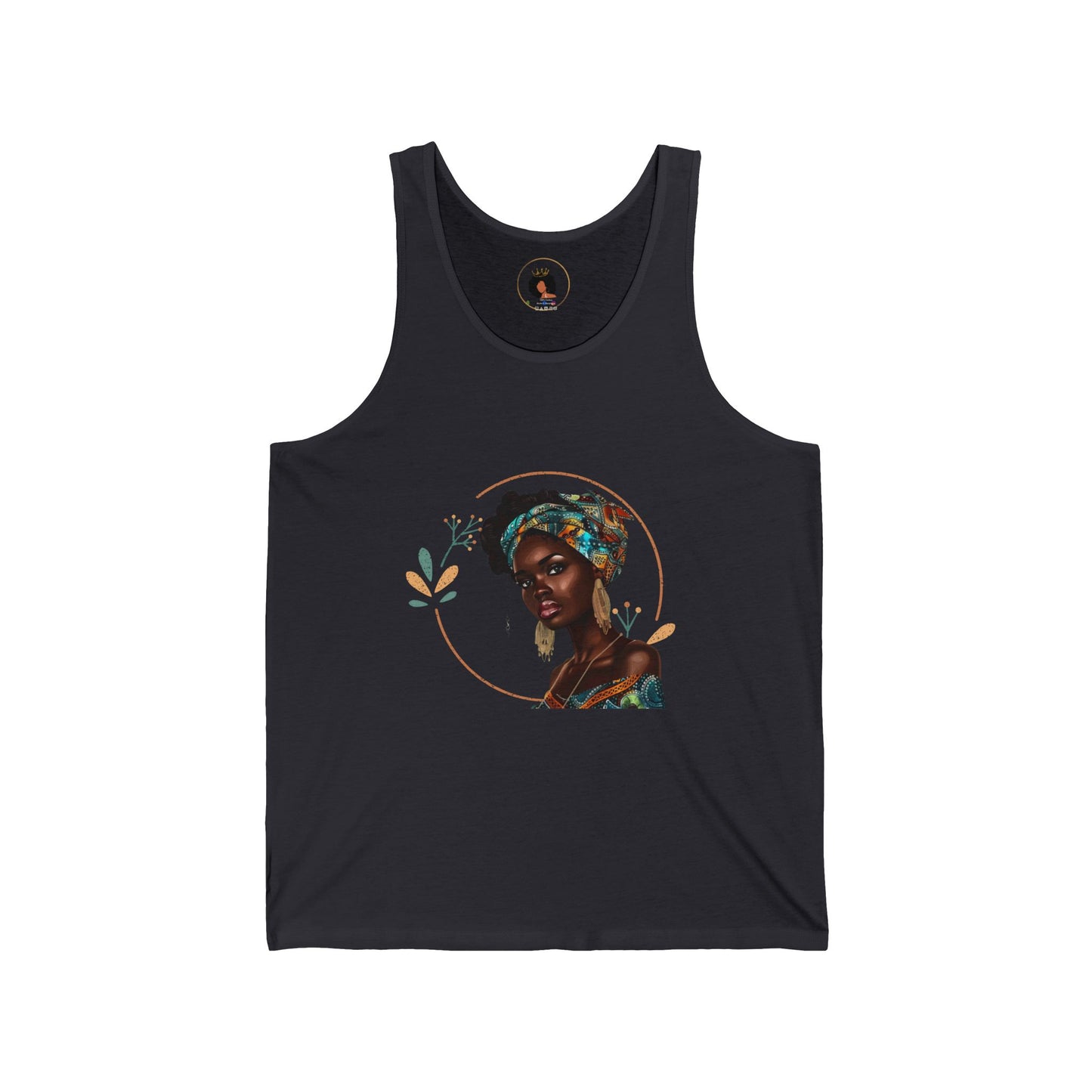 Queen Teal Unisex Jersey Tank