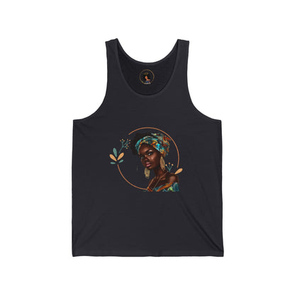 Queen Teal Unisex Jersey Tank