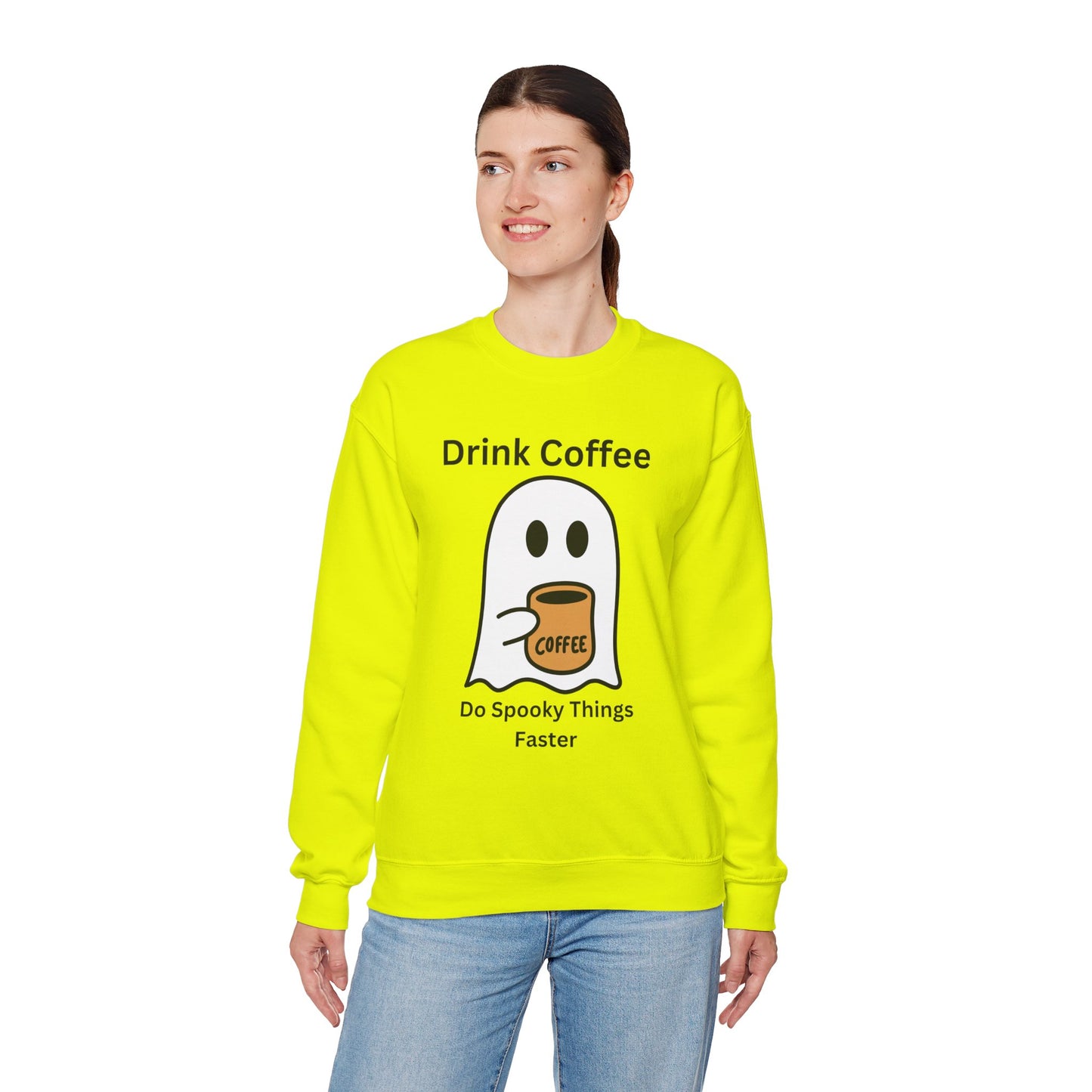 Boo Drink Coffee-Ghost-Sweatshirt