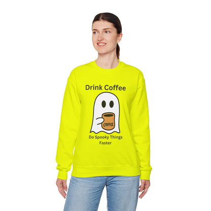 Boo Drink Coffee-Ghost-Sweatshirt