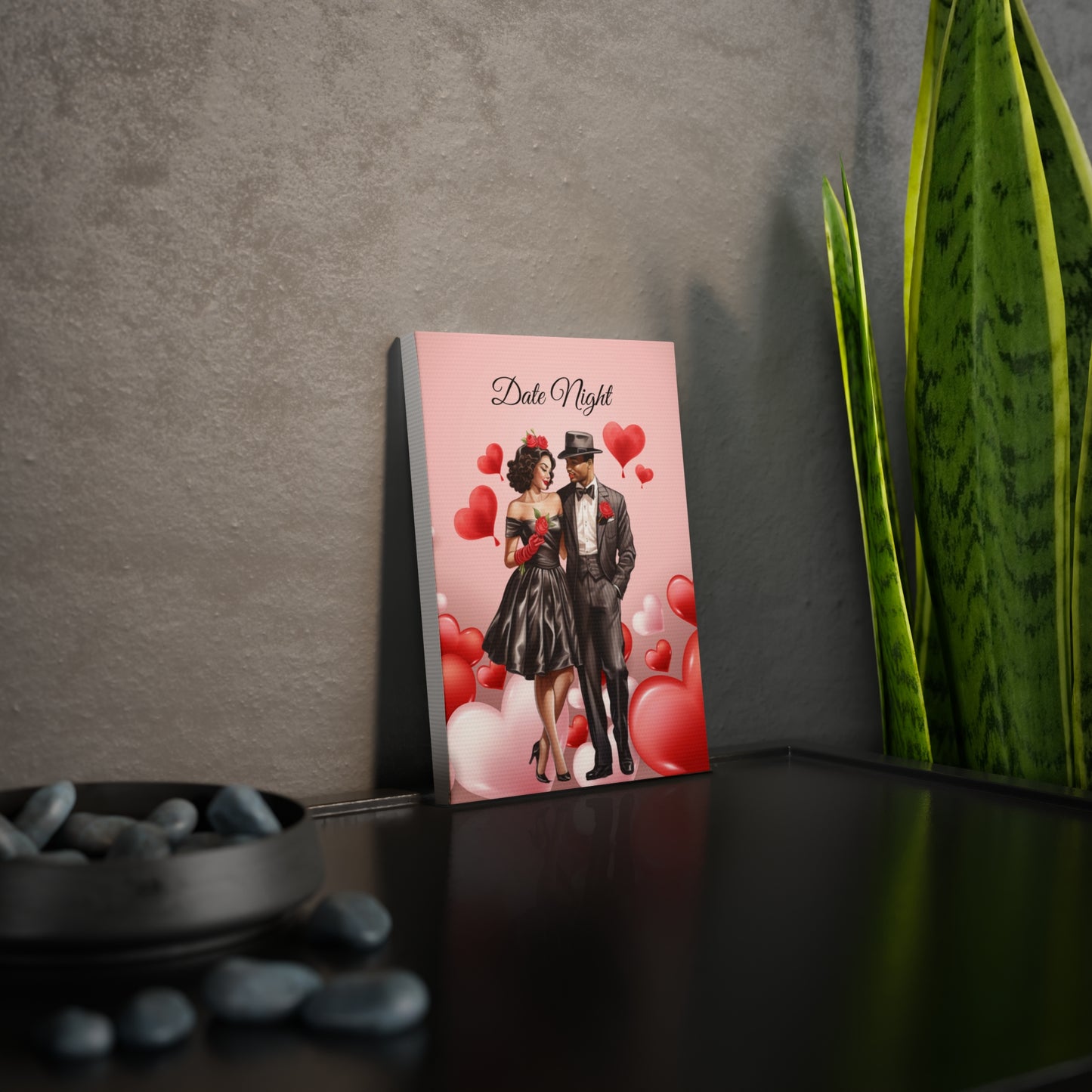 Date Night Canvas Photo Tile - Date Night Decor
