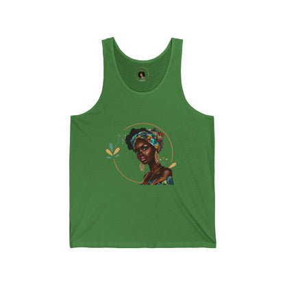 Queen Teal Unisex Jersey Tank