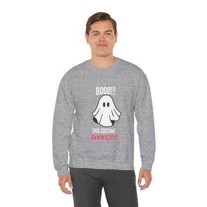 Boo Costume Sucks-Black-Sweatshirt