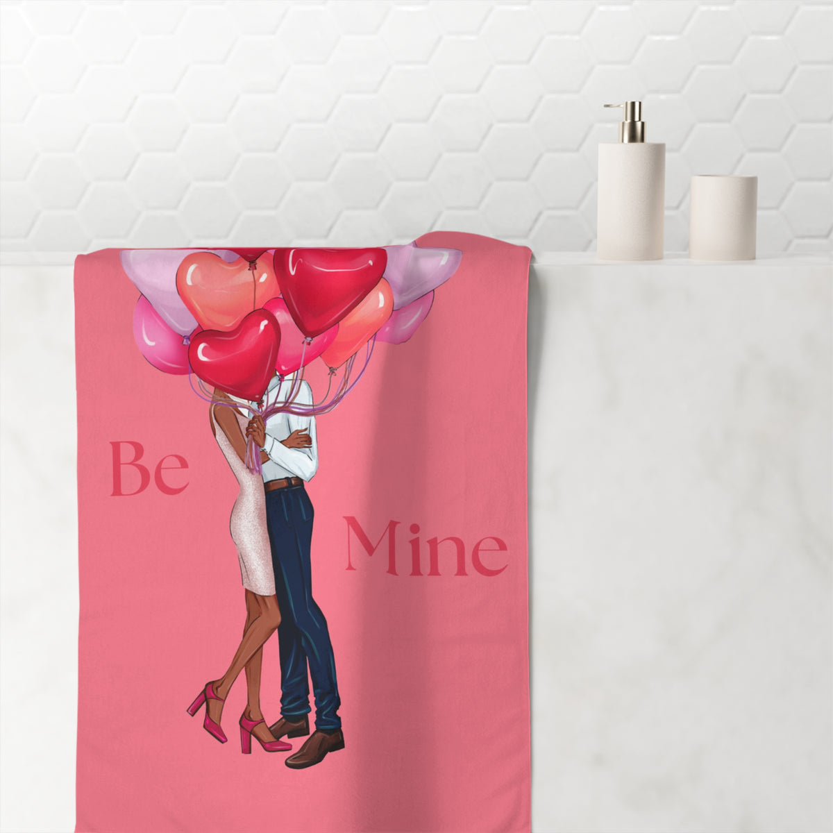 Be Mine-Mink-Cotton Towel