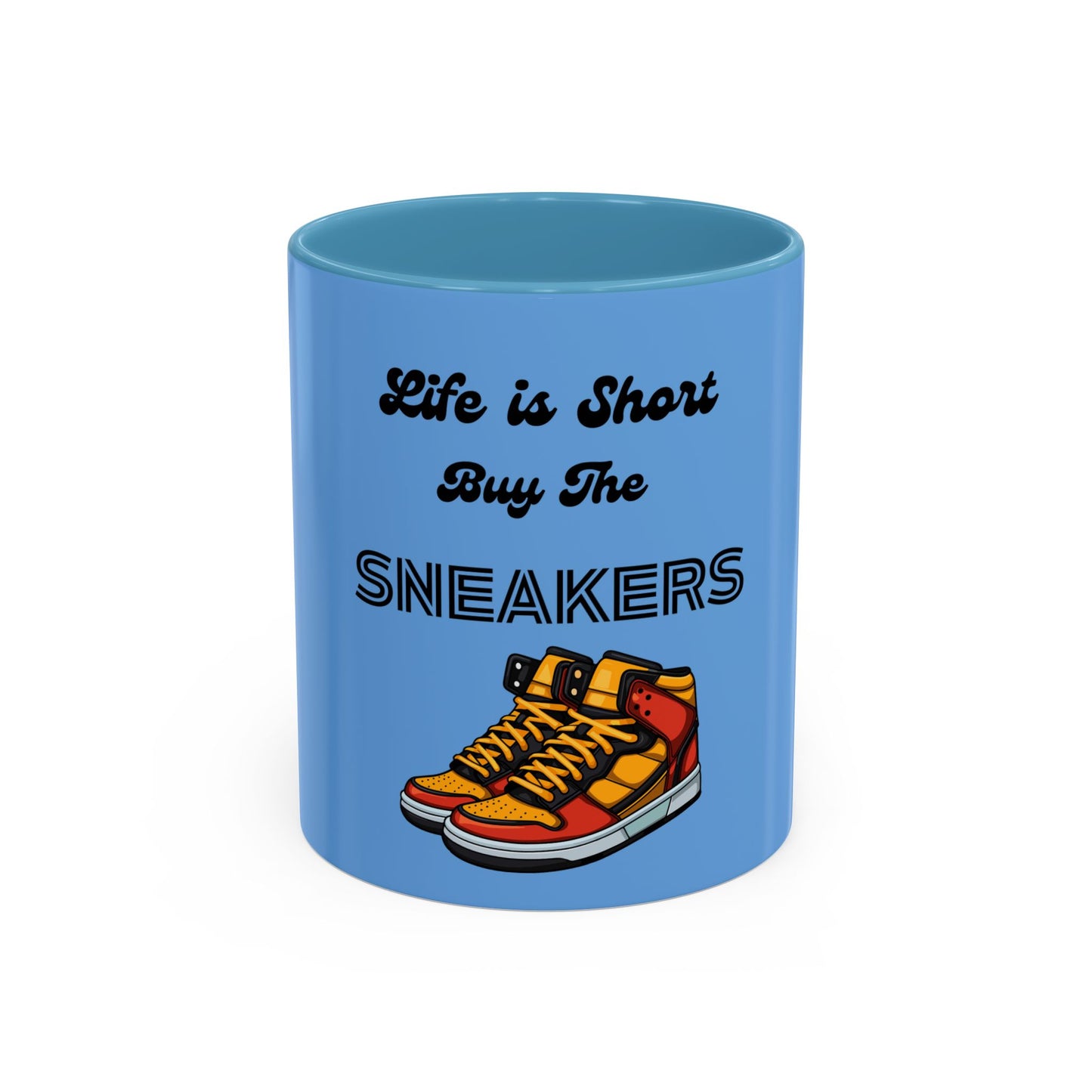 Sneaker Head Accent Coffee Mug