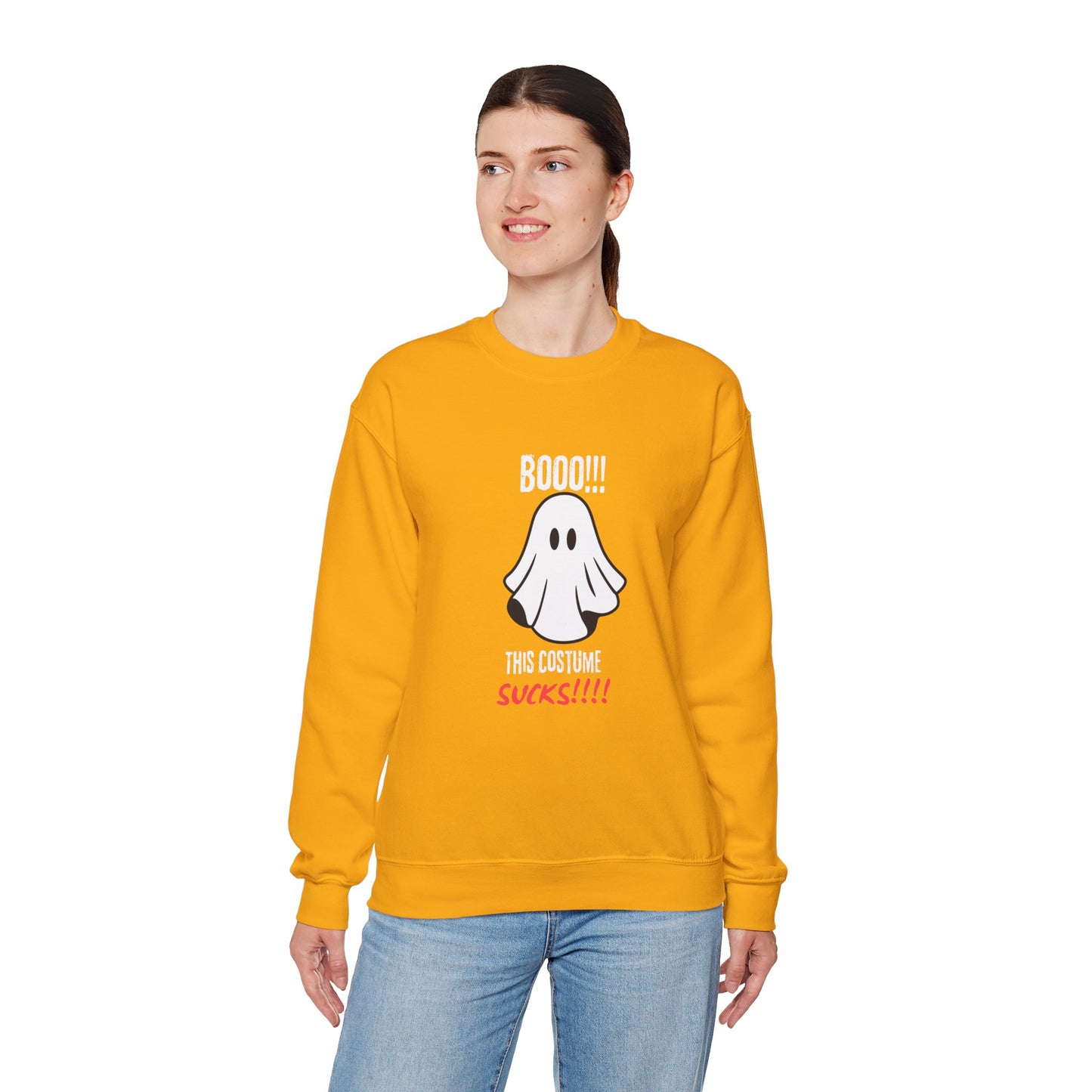 Boo Costume Sucks-Black-Sweatshirt