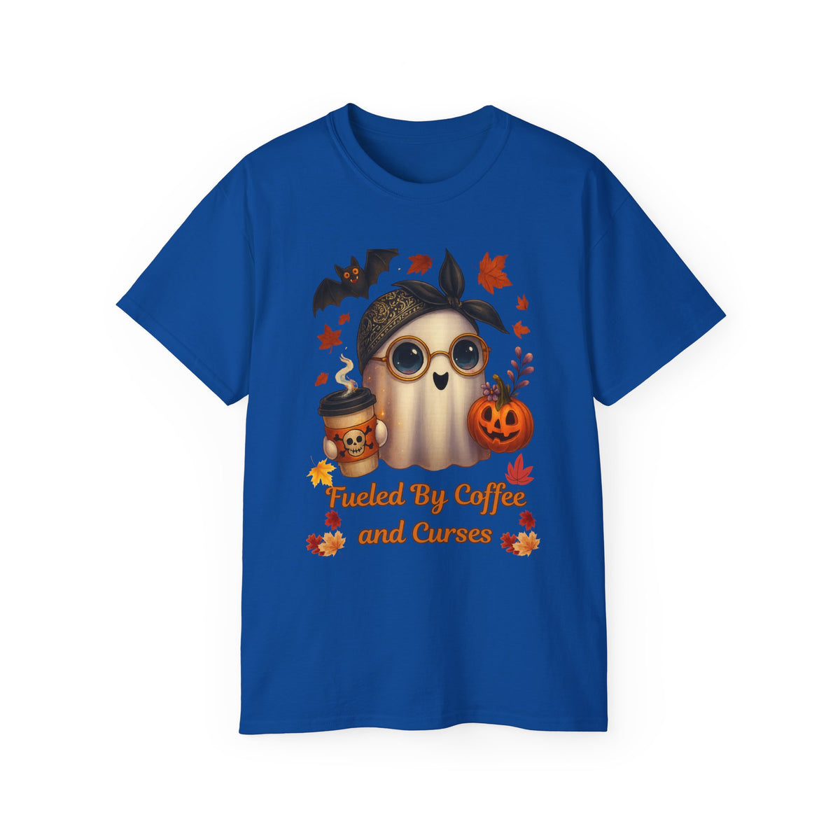 Fueled By Coffee and Curses Ghost T-Shirt