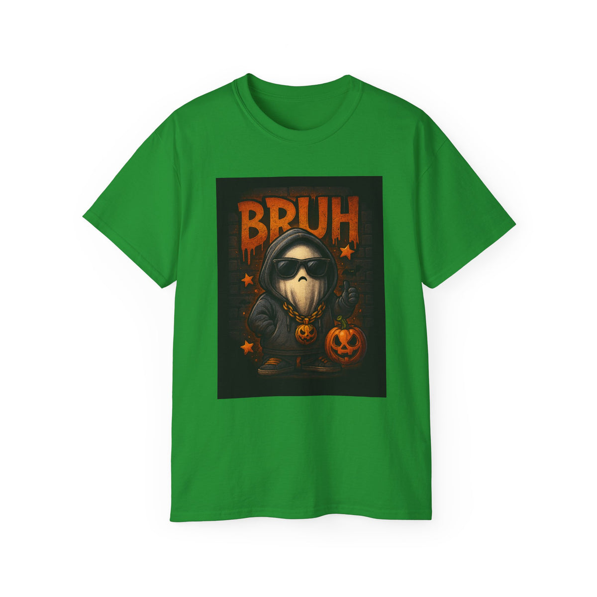 Bruh Cotton Tee (Brick Wall)