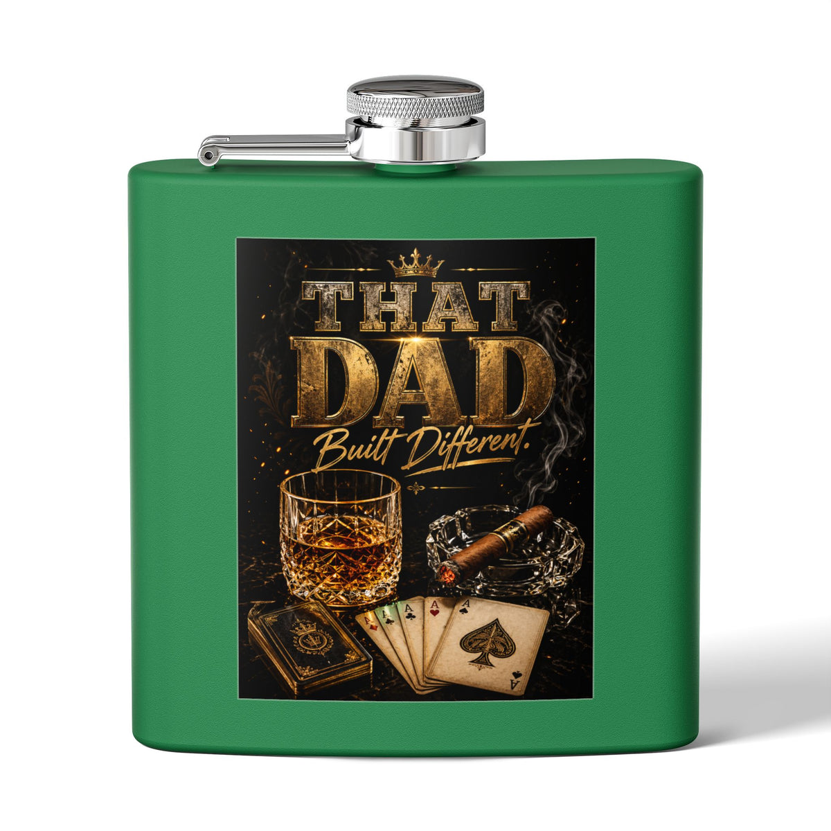 That Dad Built Different 5 - 6oz Stainless Steel Flask