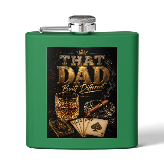 That Dad Built Different 5 - 6oz Stainless Steel Flask