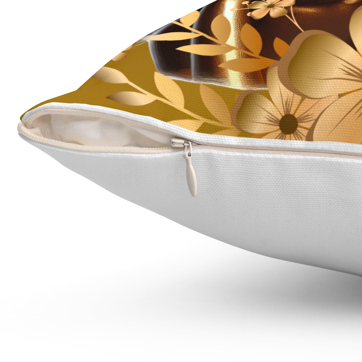 Hummingbird-Spun Polyester Square Pillow